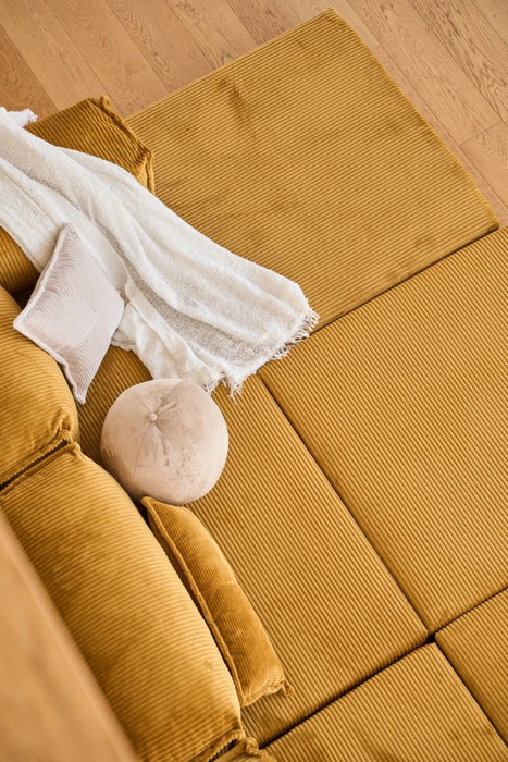 Atelier Del Sofa Kanyon - Sofá-Cama Esquinero Mostaza